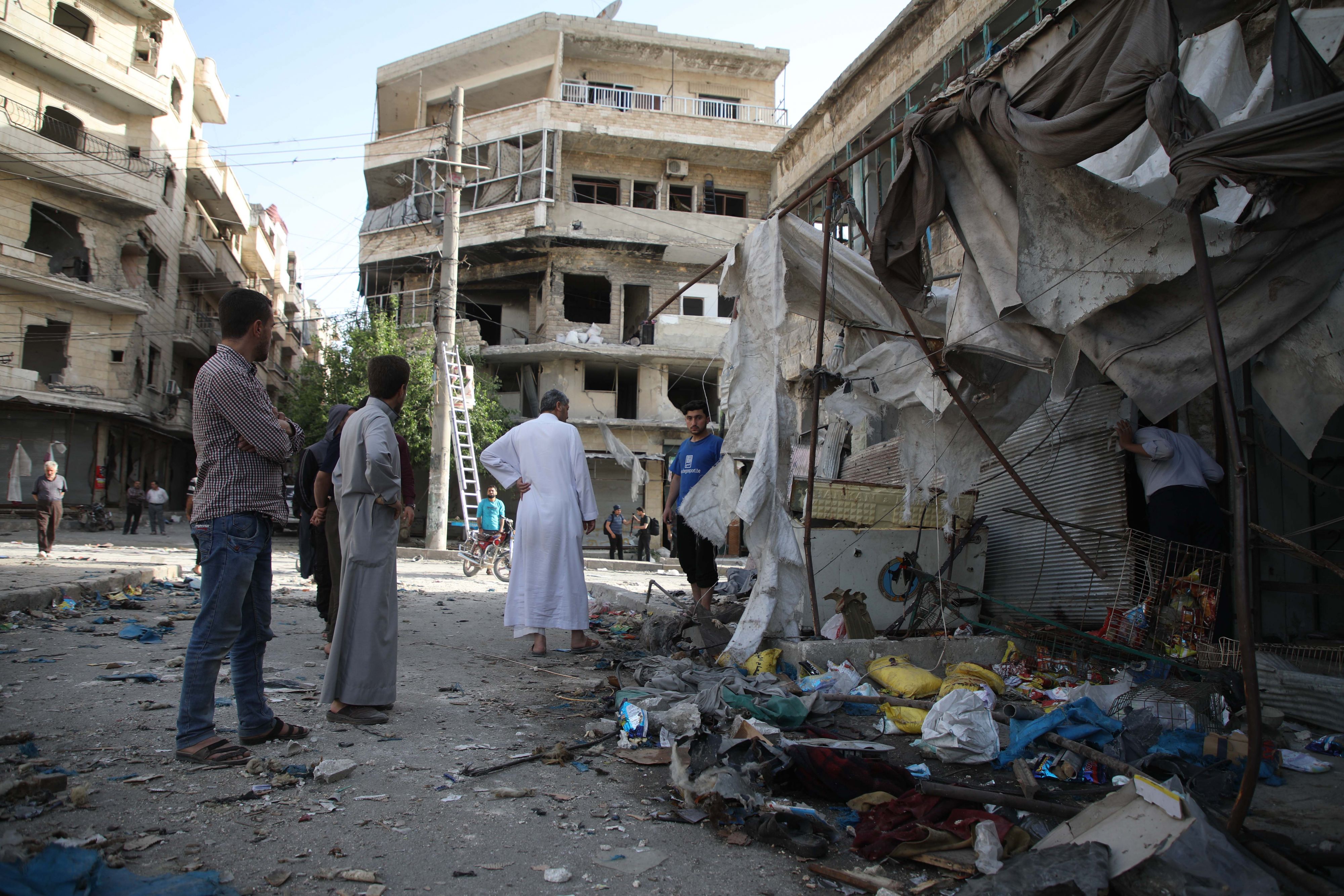 Tientallen Mensen Omgekomen Bij Luchtaanval Syrië