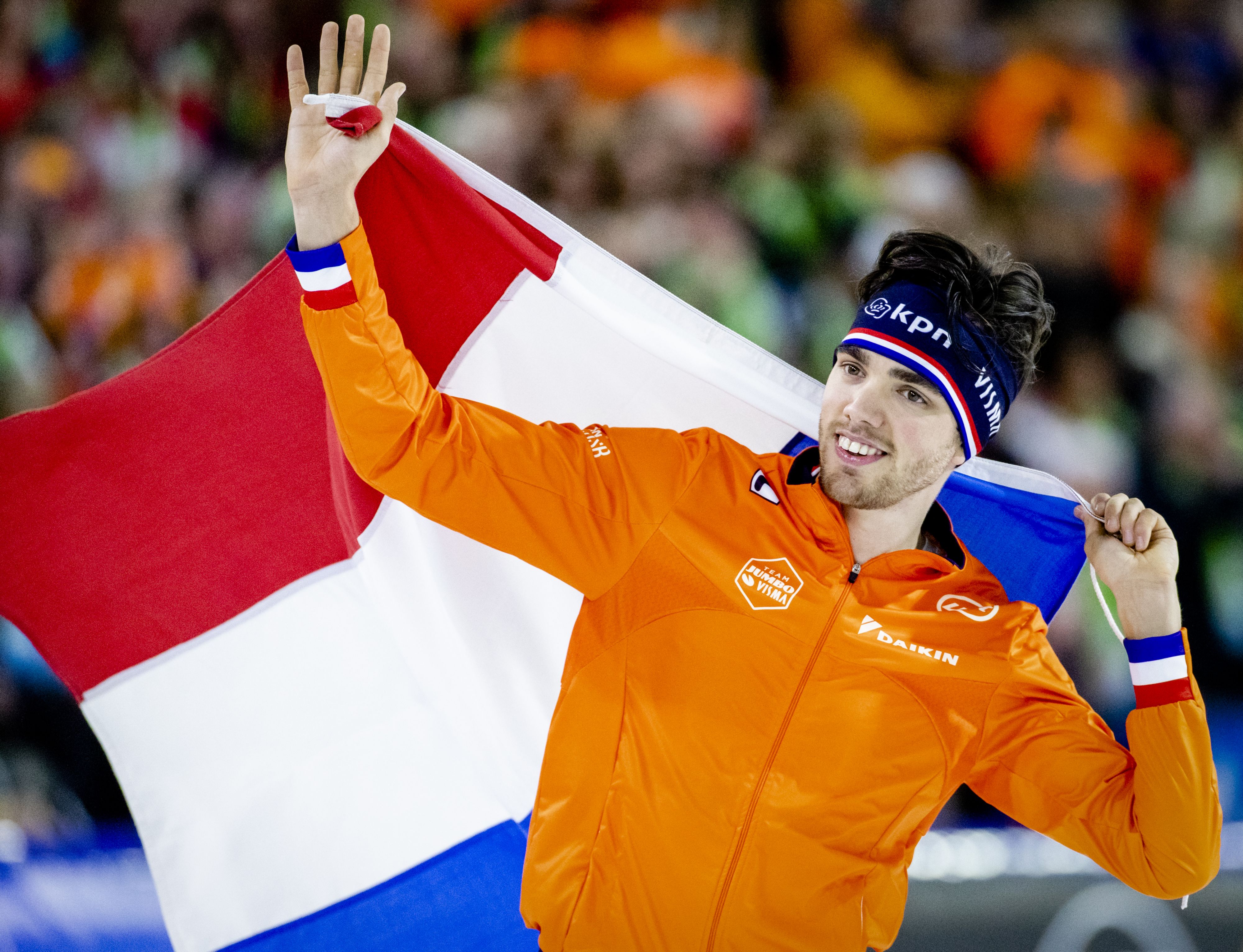 EK schaatsen wedstrijdje Nederland Rusland