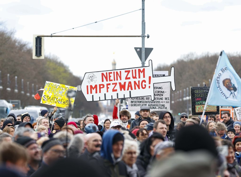 Streep Door Verplicht Vaccineren Tegen Corona Volwassenen In Duitsland