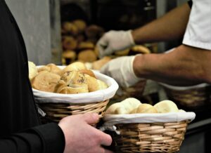 bakkerij, gratis kop koffie