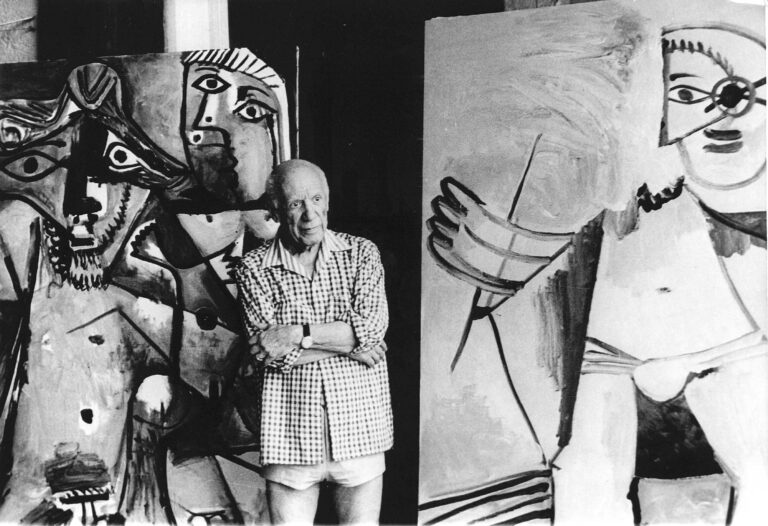 De beroemde schilder Pablo Picasso.