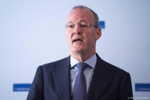 AMSTERDAM - President Klaas Knot van De Nederlandsche Bank (DNB) tijdens de persbijeenkomst over het jaarverslag van 2024. ANP JEROEN JUMELET