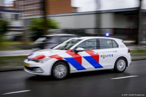 ILLUSTRATIEF - Een politieauto. ANP EMIEL MUIJDERMAN