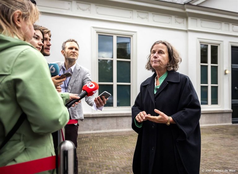 DEN HAAG - Marjolein Faber, minister van Asiel en Migratie, bij het Catshuis na afloop van de wekelijkse ministerraad. De ministersploeg komt wekelijks bijeen in het Catshuis. ANP REMKO DE WAAL