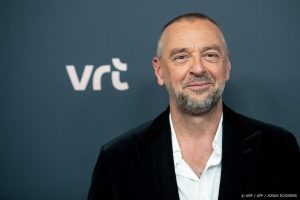 Belgian TV host Tom, director and actor Yvo Adrien Waes poses as he arrives at the 16th edition of the MIA's (Music Industry Award) award show, in Antwerp, on January 24, 2024.  
JONAS ROOSENS / Belga / AFP