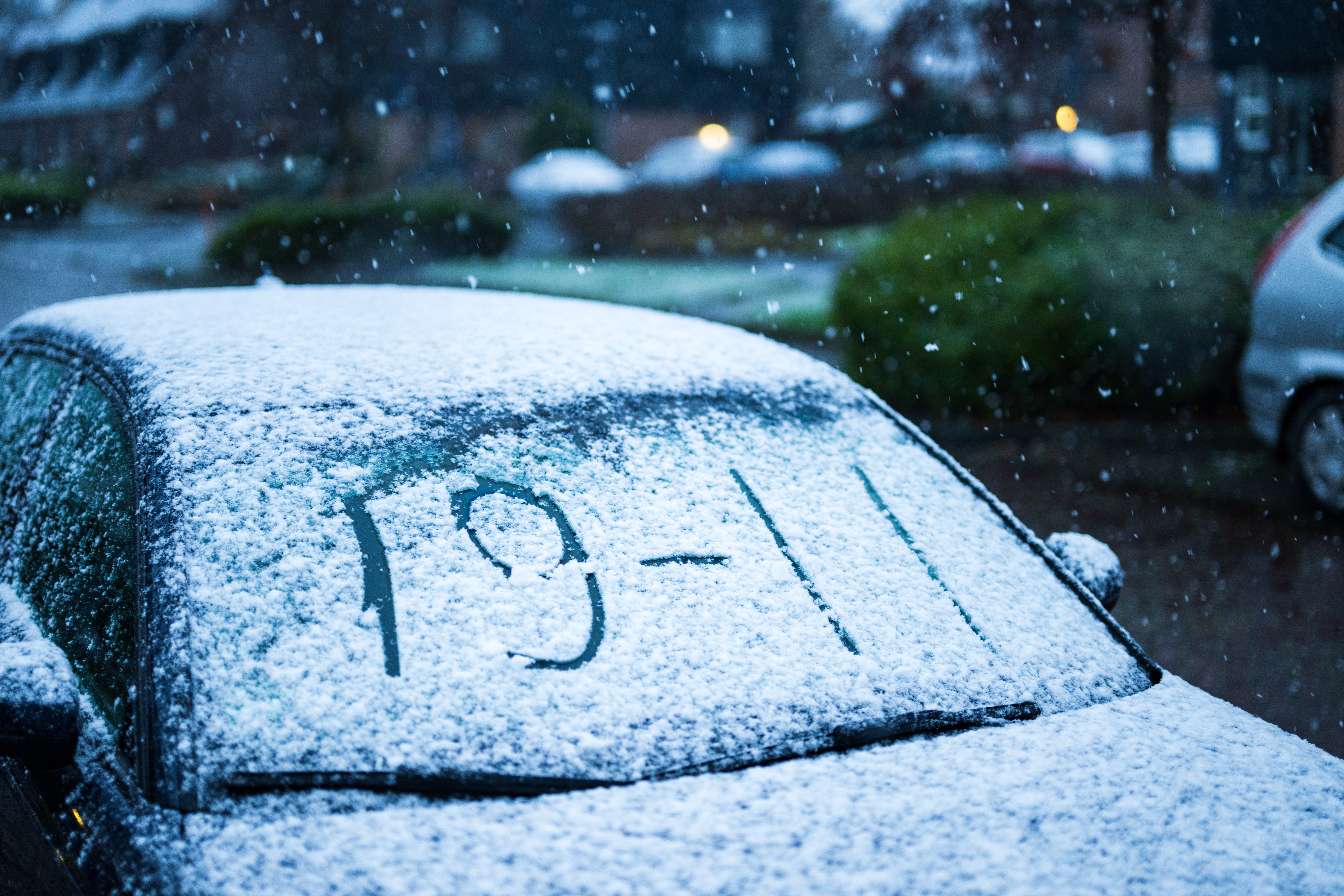 De eerste sneeuw is gevallen! Landschappen in Drenthe en Groningen kleuren wit